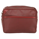 LOUIS VUITTON Challenge Cup Reporter Shoulder Bag Leather Red LV Auth ka4551-13