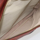 LOUIS VUITTON Challenge Cup Reporter Shoulder Bag Leather Red LV Auth ka4551-21