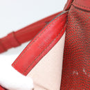 LOUIS VUITTON Challenge Cup Reporter Shoulder Bag Leather Red LV Auth ka4551-12