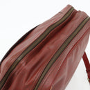 LOUIS VUITTON Challenge Cup Reporter Shoulder Bag Leather Red LV Auth ka4551-6