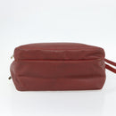 LOUIS VUITTON Challenge Cup Reporter Shoulder Bag Leather Red LV Auth ka4551-5