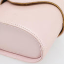 Gianni Versace Vanity Hand Bag Leather 2way Pink Gold Auth ka4553-14