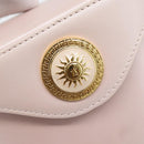 Gianni Versace Vanity Hand Bag Leather 2way Pink Gold Auth ka4553-19