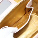 Gianni Versace Vanity Hand Bag Leather 2way Pink Gold Auth ka4553-24