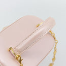 Gianni Versace Vanity Hand Bag Leather 2way Pink Gold Auth ka4553-7