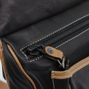 LOEWE Schoudertas Leer Zwart Zilver Auth ka4560A-17