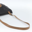 LOEWE Schoudertas Leer Zwart Zilver Auth ka4560A-7