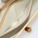LOUIS VUITTON Monogram Vernis Pochette Fleur Bag Yellow M91118 LV Auth ka4561-21