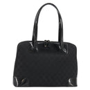 GUCCI GG Canvas Hand Bag Black Gold 002 1122 Auth ka4562-1
