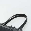 GUCCI GG Canvas Hand Bag Black Gold 002 1122 Auth ka4562-8