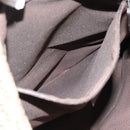 GUCCI GG Canvas Web Sherry Line Schultertasche Beige Silber 189751 Auth ka4563-21