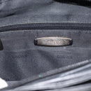 LOEWE Hand Bag Leather Black Silver Auth ka4565A-17
