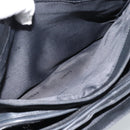 LOEWE Hand Bag Leather Black Silver Auth ka4565A-22