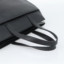 LOEWE Hand Bag Leather Black Silver Auth ka4565A-7