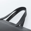 LOEWE Hand Bag Leather Black Silver Auth ka4565A-8