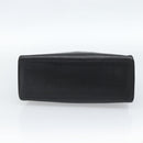 LOEWE Hand Bag Leather Black Silver Auth ka4565A-5