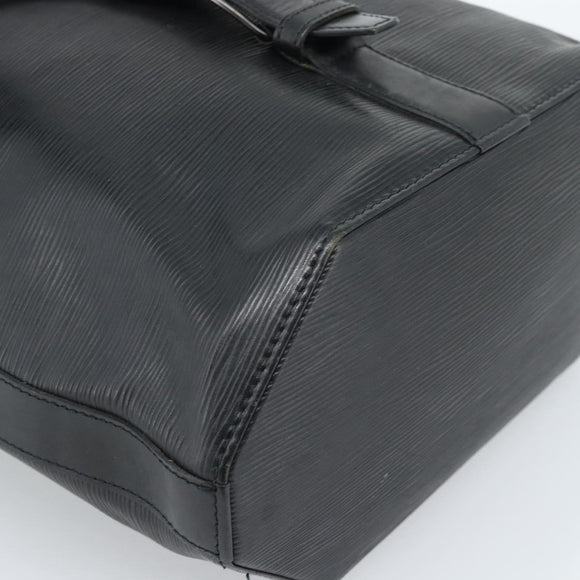 LOUIS VUITTON Epi Sac A Dos Umhängetasche Schwarz M80153 LV Auth ka4567