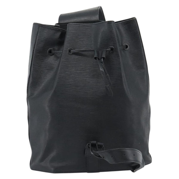 LOUIS VUITTON Epi Sac A Dos Umhängetasche Schwarz M80153 LV Auth ka4567
