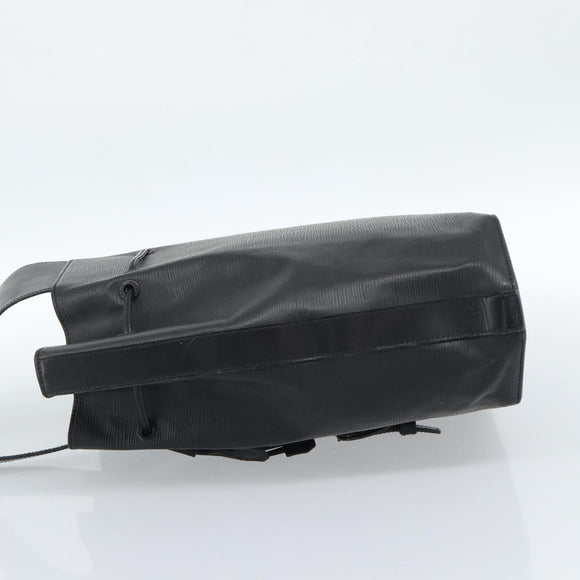 LOUIS VUITTON Epi Sac A Dos Umhängetasche Schwarz M80153 LV Auth ka4567