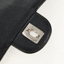 CHANEL Matelasse 30 Chain Shoulder Bag Caviar Skin Black Silver CC Auth ka456V-21