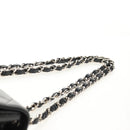 CHANEL Matelasse 30 Chain Shoulder Bag Caviar Skin Black Silver CC Auth ka456V-14