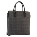 CELINE C Sulky Hand Bag Black Silver Auth ka4570-1