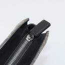 CELINE C Sulky Hand Bag Black Silver Auth ka4570-14