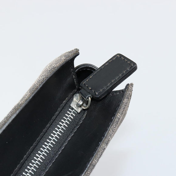 CELINE C Sulky Hand Bag Black Silver Auth ka4570