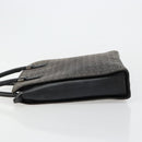 CELINE C Sulky Hand Bag Black Silver Auth ka4570-5