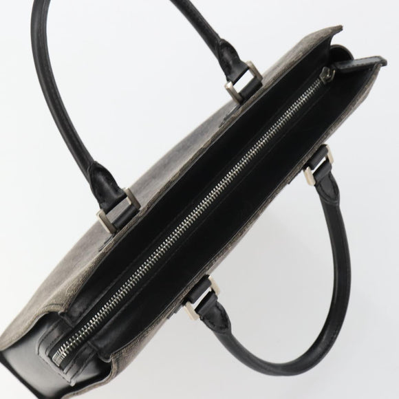 CELINE C Sulky Hand Bag Black Silver Auth ka4570