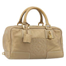 LOEWE Amazona 28 Hand Bag Nappa leather Gold Auth ka4571A-1