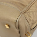 LOEWE Amazona 28 Hand Bag Nappa leather Gold Auth ka4571A-15