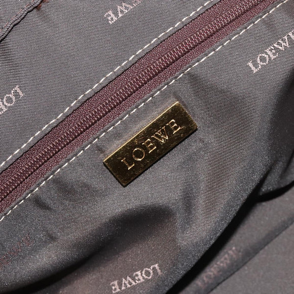 LOEWE Amazona 28 Hand Bag Nappa leather Gold Auth ka4571A