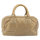 LOEWE Amazona 28 Hand Bag Nappa leather Gold Auth ka4571A-2