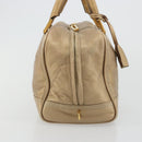 LOEWE Amazona 28 Hand Bag Nappa leather Gold Auth ka4571A-4