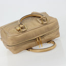 LOEWE Amazona 28 Hand Bag Nappa leather Gold Auth ka4571A-6