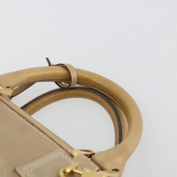 LOEWE Amazona 28 Hand Bag Nappa leather Gold Auth ka4571A