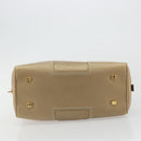 LOEWE Amazona 28 Hand Bag Nappa leather Gold Auth ka4571A-5