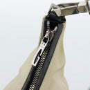 GUCCI Hand Bag Canvas Leather Beige Silver 000 0602 Auth ka4572-15