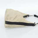 GUCCI Hand Bag Canvas Leather Beige Silver 000 0602 Auth ka4572-5