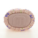 Miu Miu Shoulder Bag Canvas Leather Pink Gold Auth ka4573M-10