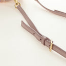 Miu Miu Shoulder Bag Canvas Leather Pink Gold Auth ka4573M-8