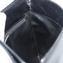 Salvatore Ferragamo Schoudertas Leer Zwart Goud Auth ka4575-21