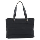 Salvatore Ferragamo Vala Handtasche Canvas Schwarz Silber Auth ka4576-3
