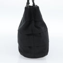 Salvatore Ferragamo Vala Handtasche Canvas Schwarz Silber Auth ka4576-4