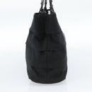 Salvatore Ferragamo Vala Handtasche Canvas Schwarz Silber Auth ka4576-5