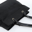 Salvatore Ferragamo Vala Handtasche Canvas Schwarz Silber Auth ka4576-6