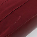Salvatore Ferragamo Vala Shoulder Bag Canvas Leather Red Gold Auth ka4578A-9
