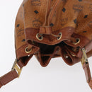 MCM Logogram Vicetos Shoulder Bag PVC Leather Brown Gold Auth ka458-6
