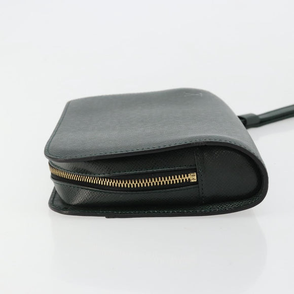 LOUIS VUITTON Taiga Baikal Clutch Bag Epicea M30184 LV Auth ka4580